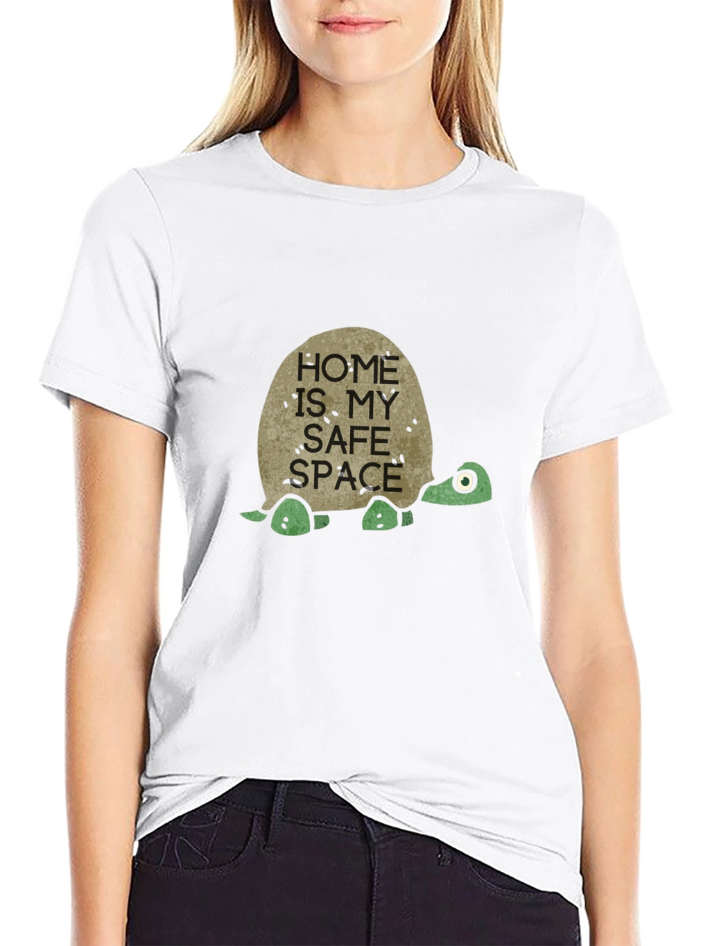 Home Is My Safe Space Turtle T-Shirt