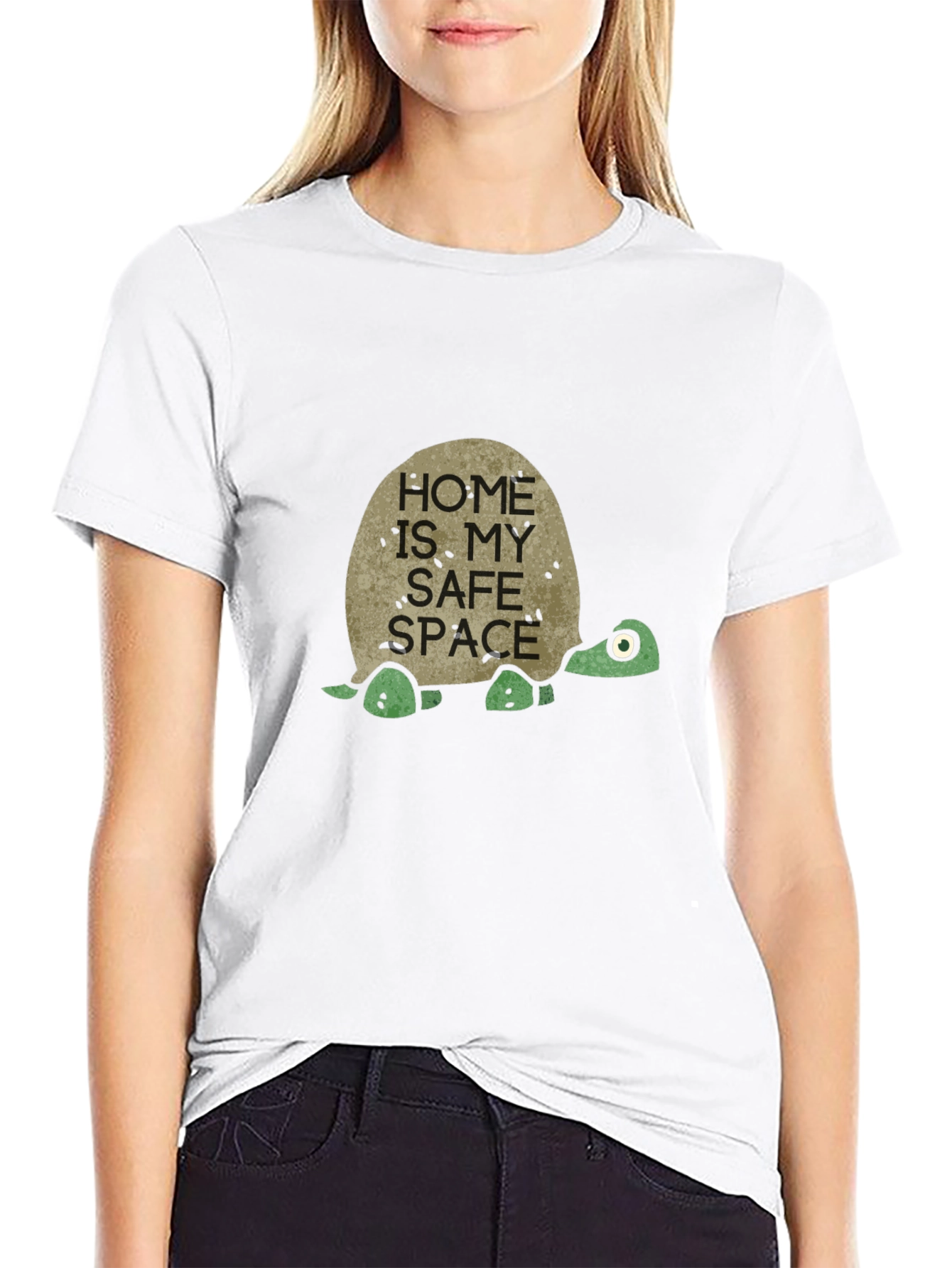 Home Is My Safe Space Turtle T-Shirt