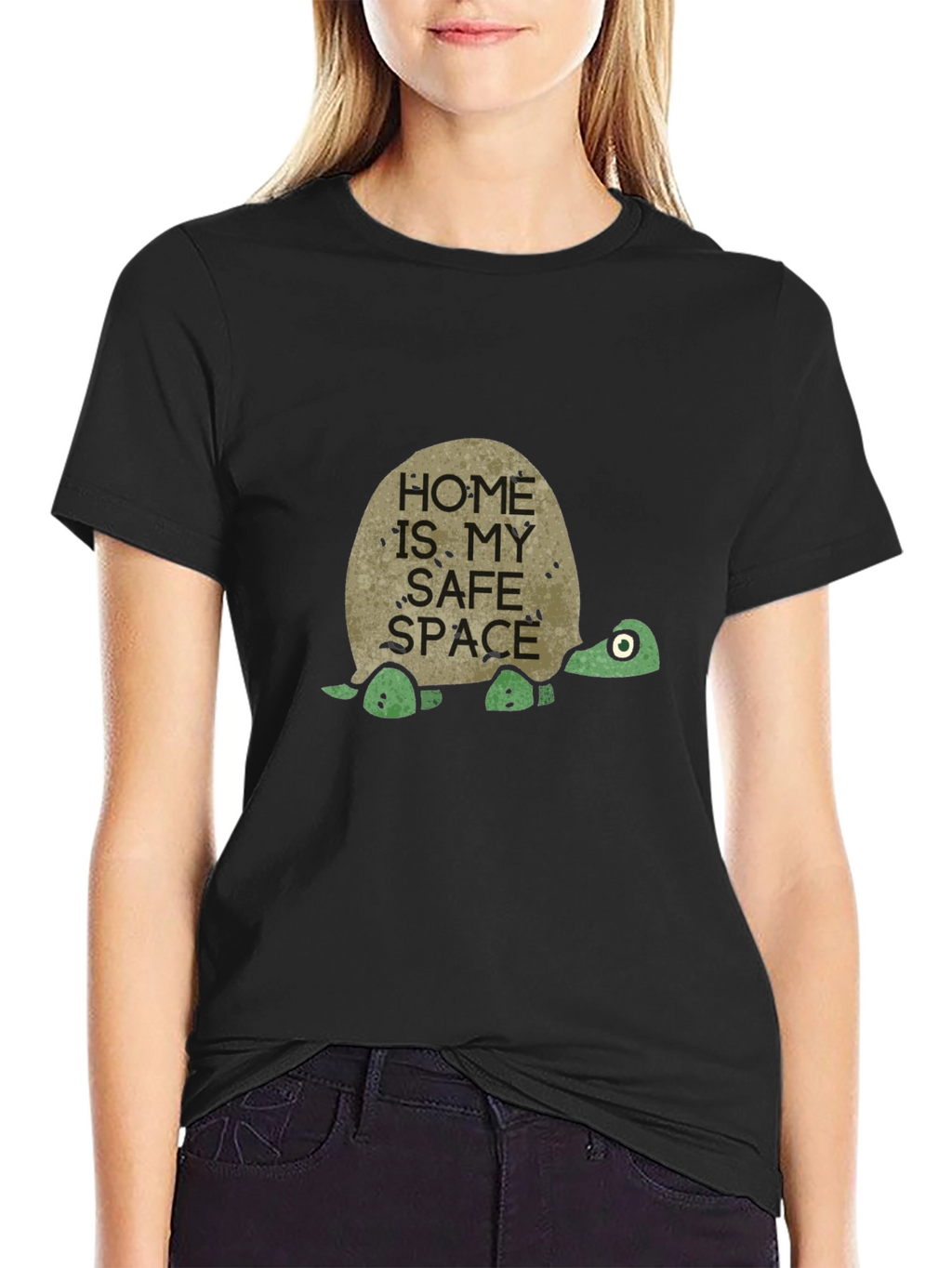 Home Is My Safe Space Turtle T-Shirt