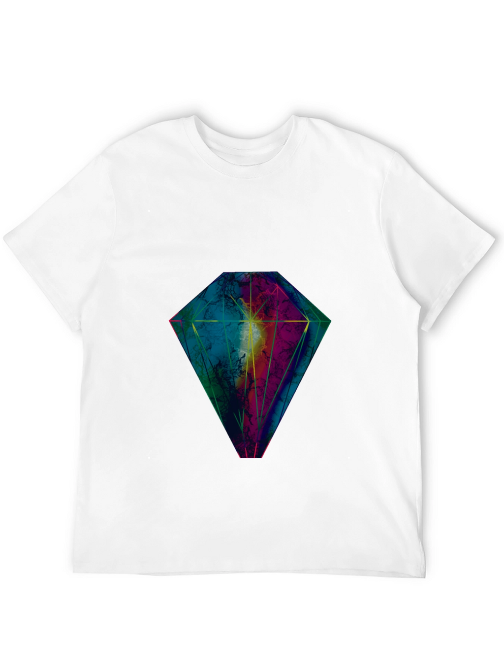 Diamond Graphic Black T-Shirt