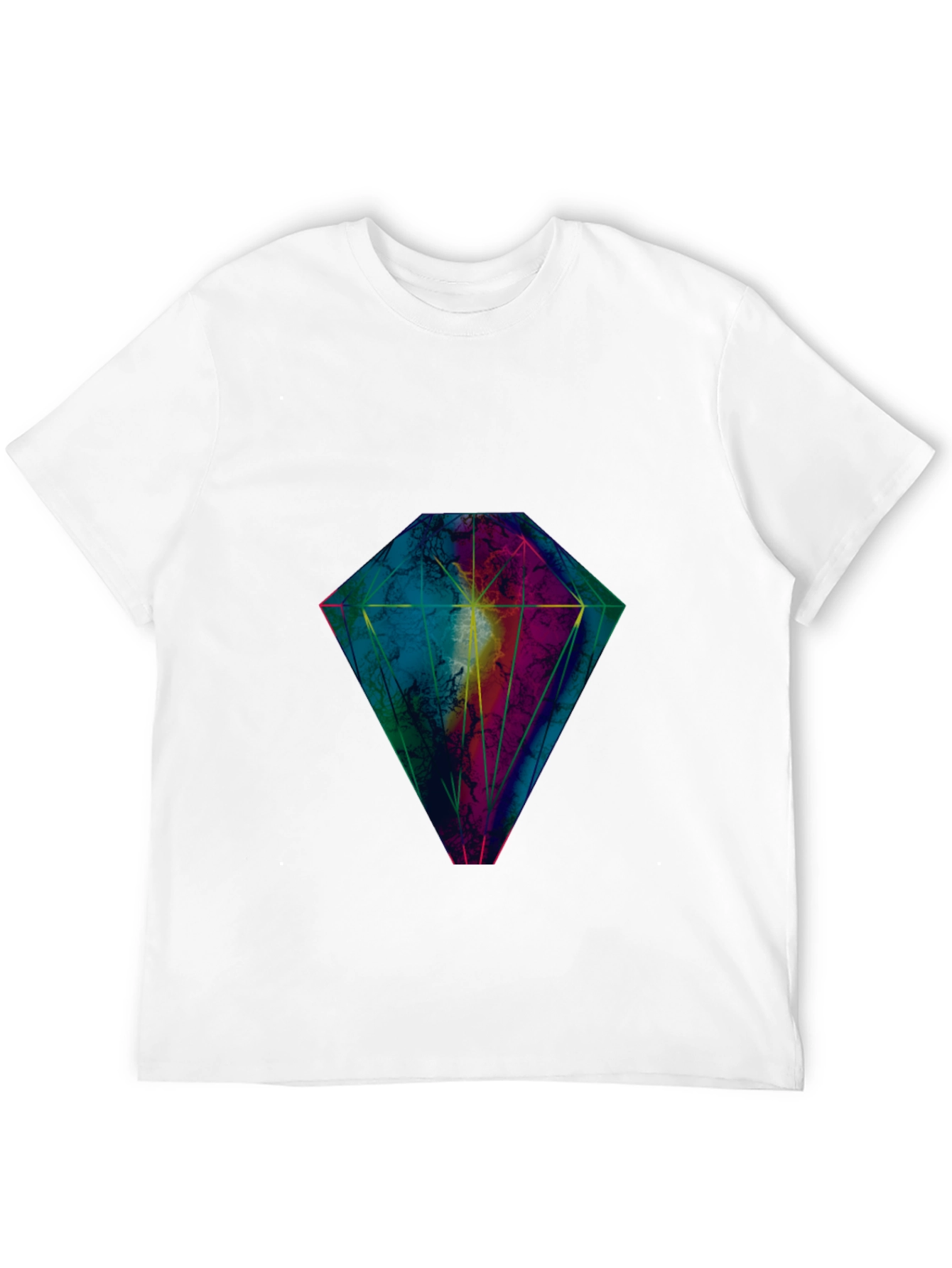 Diamond Graphic Black T-Shirt