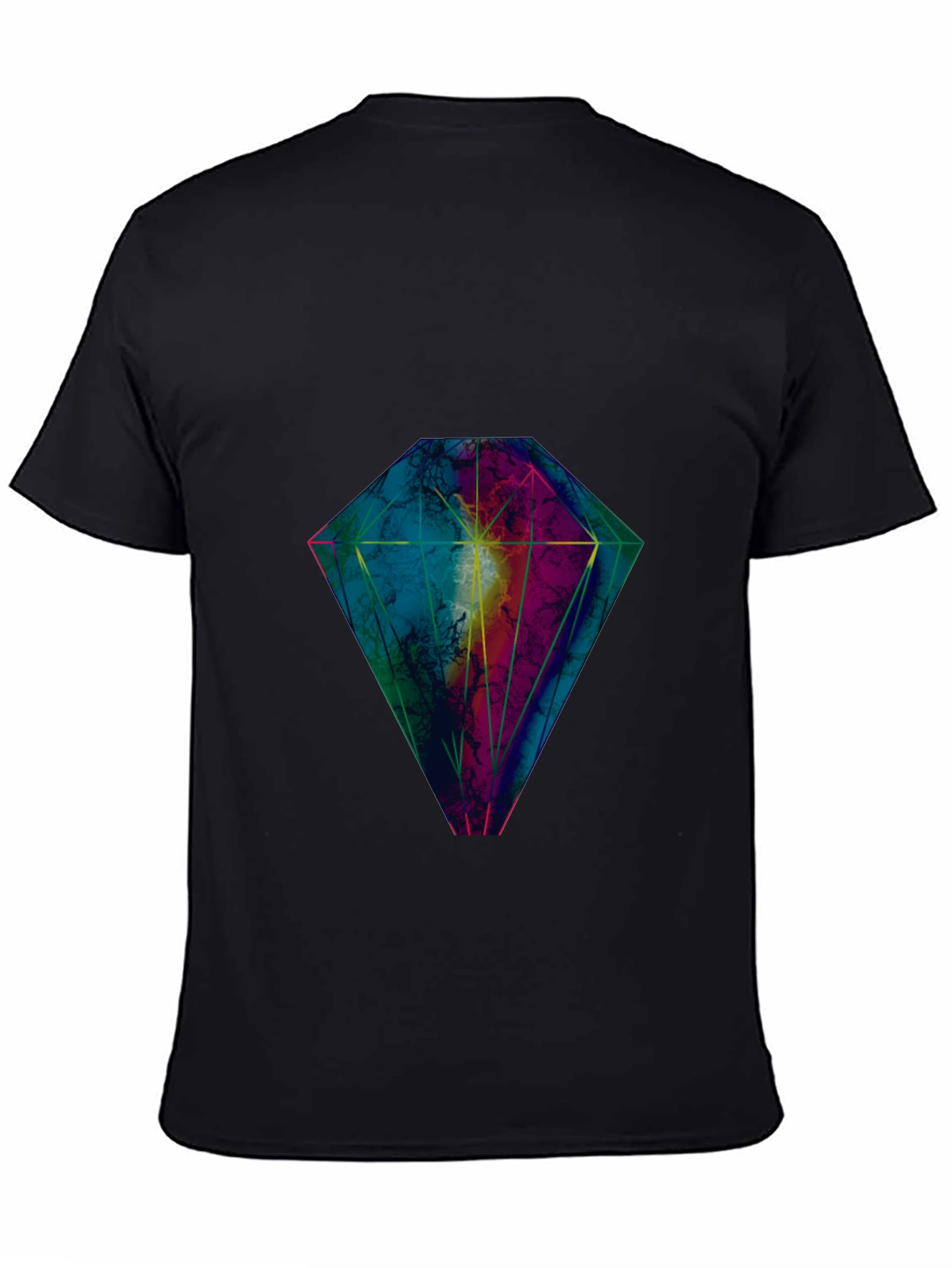 Diamond Graphic Black T-Shirt