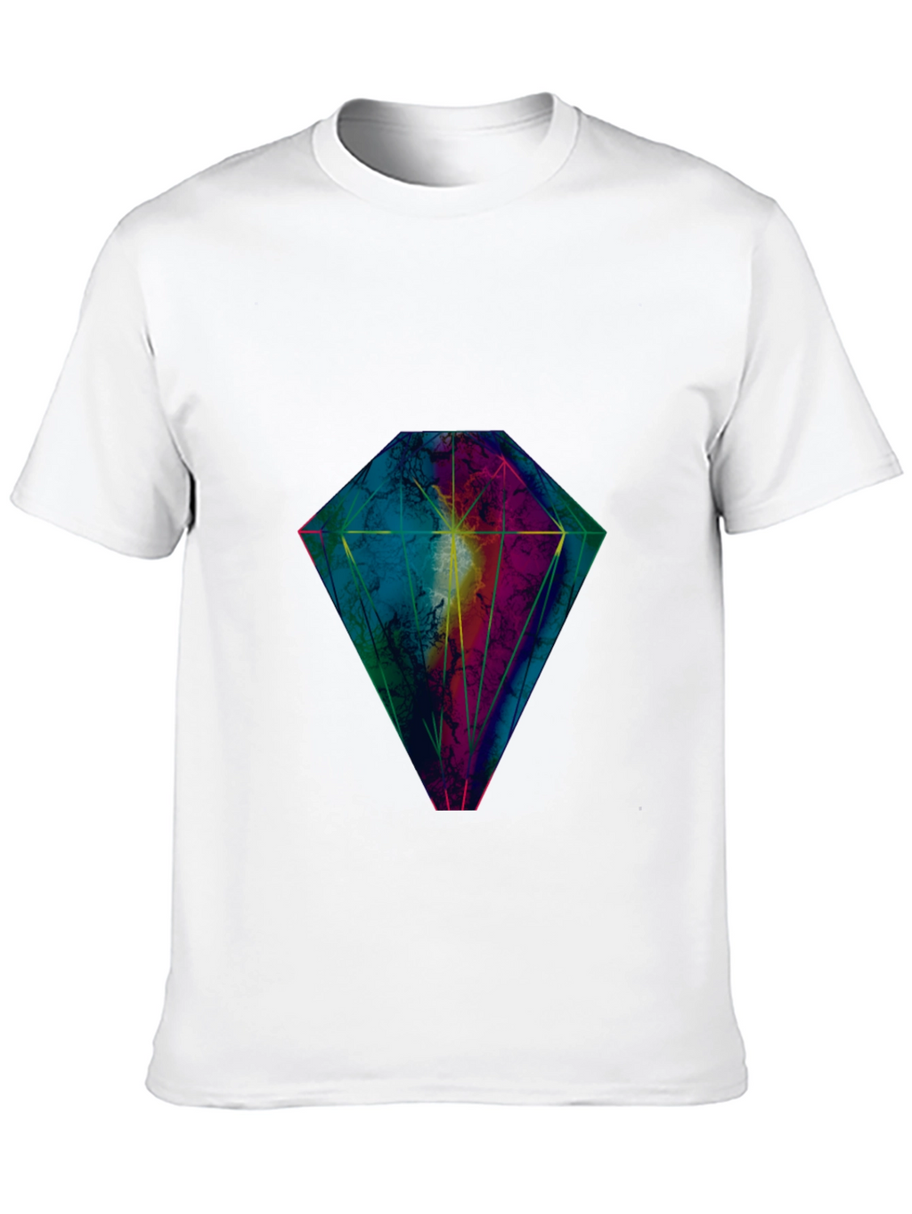 Diamond Graphic Black T-Shirt