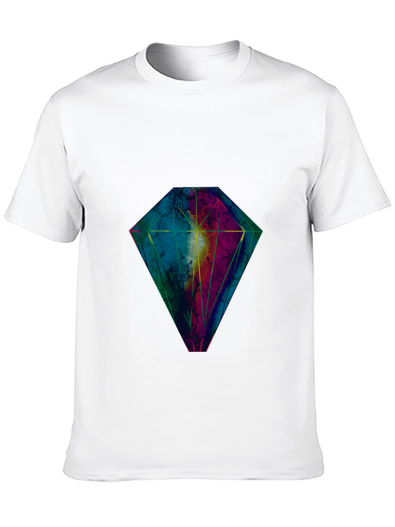 Diamond Graphic Black T-Shirt