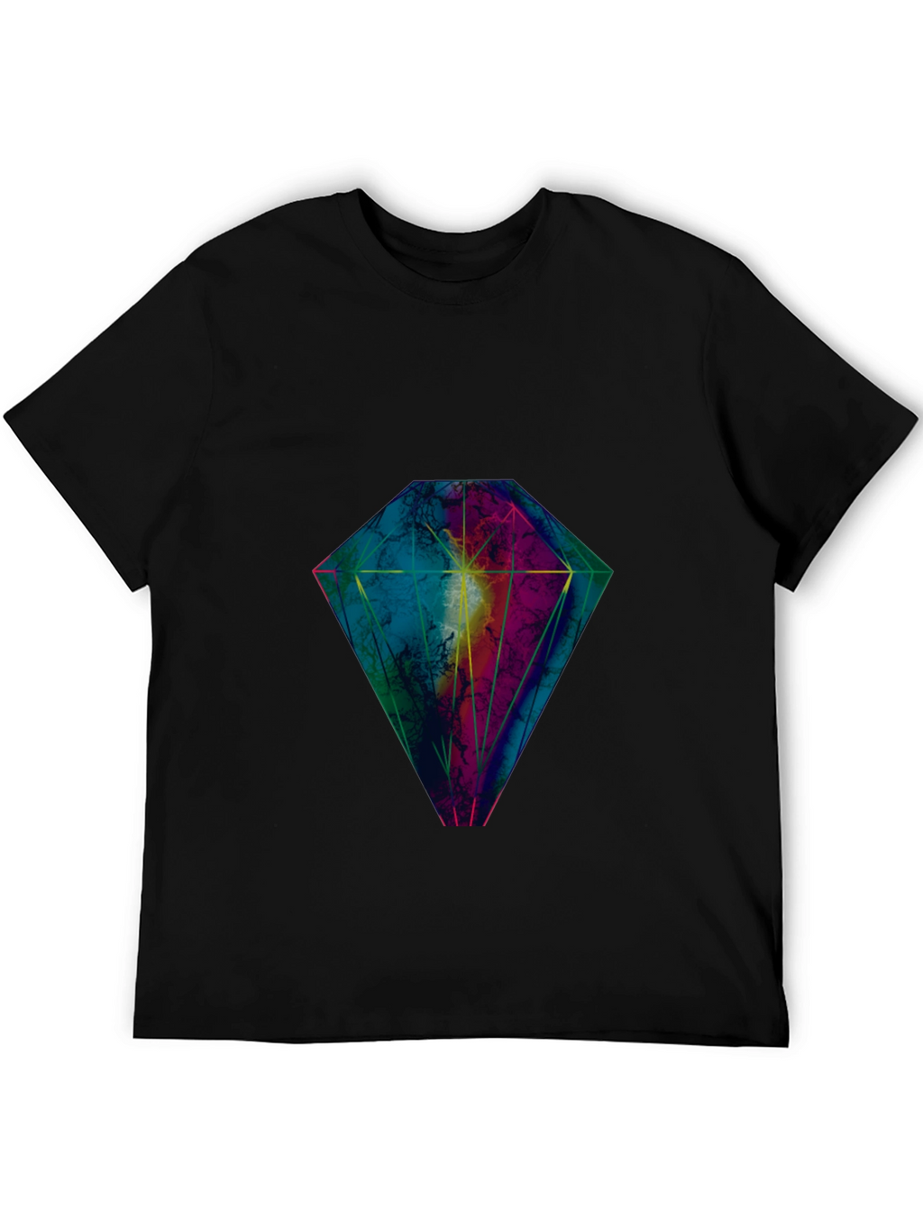 Diamond Graphic Black T-Shirt