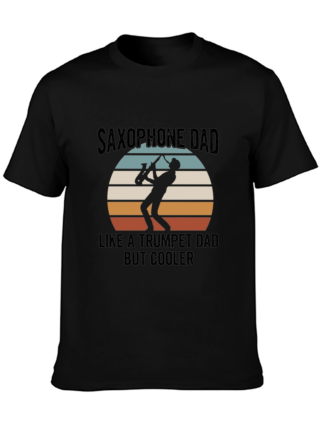 Saxophone Dad T-Shirt - Cool Musician Tee