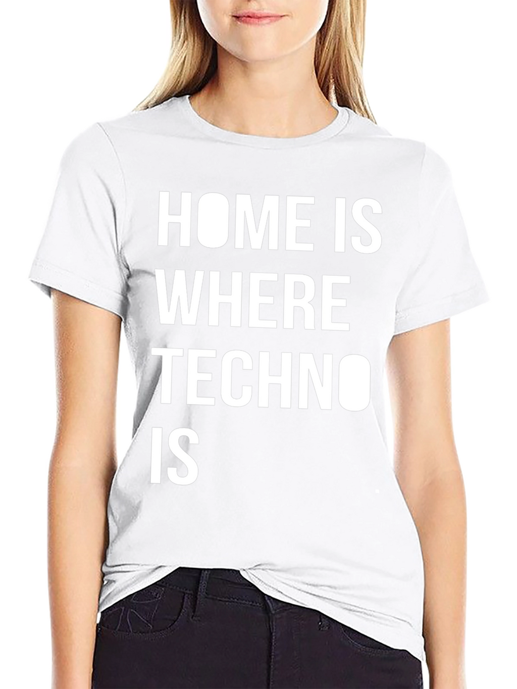 Techno Music T-Shirt - Home is Where Techno Is