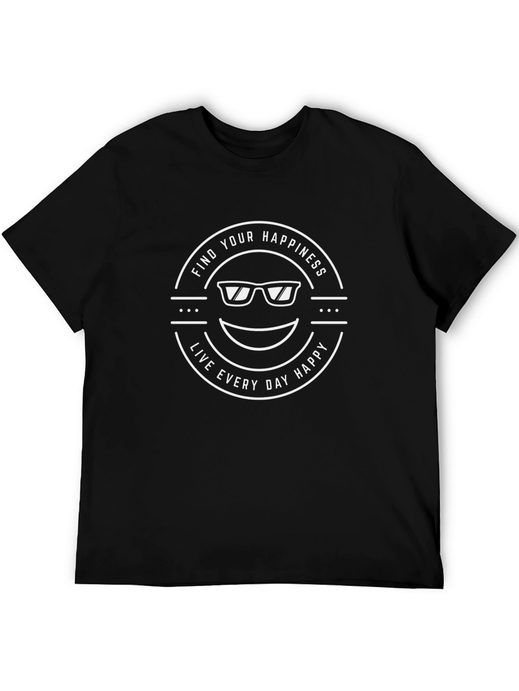 Happiness Graphic T-Shirt - Live Every Day Happy