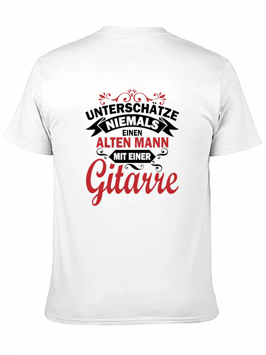 Old Man Guitar T-Shirt - Dont Underestimate