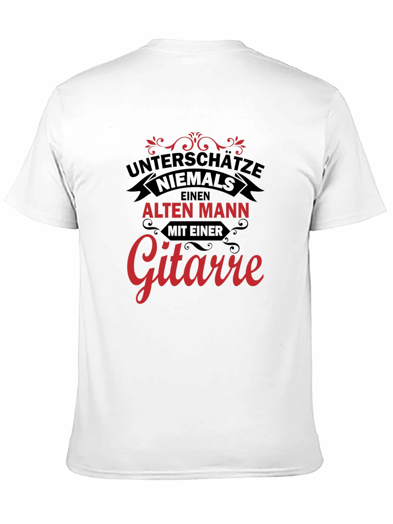 Old Man Guitar T-Shirt - Dont Underestimate