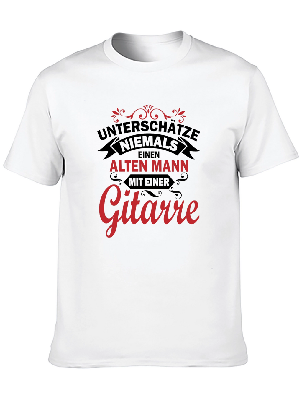 Old Man Guitar T-Shirt - Dont Underestimate