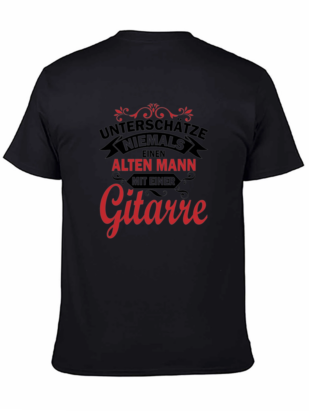 Old Man Guitar T-Shirt - Dont Underestimate