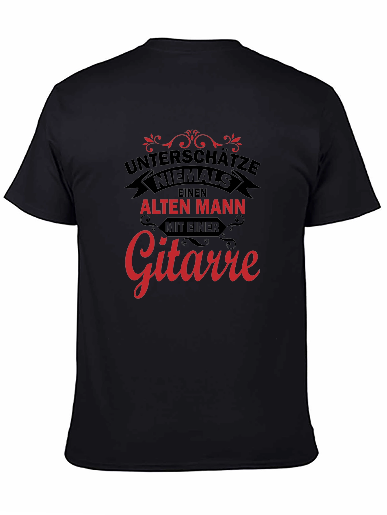 Old Man Guitar T-Shirt - Dont Underestimate