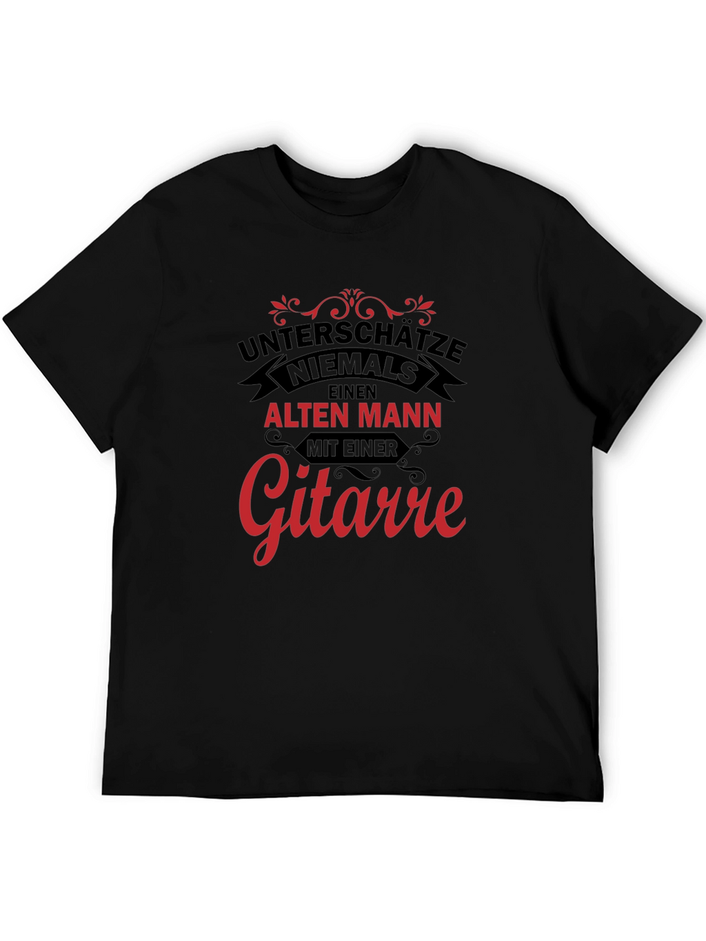 Old Man Guitar T-Shirt - Dont Underestimate