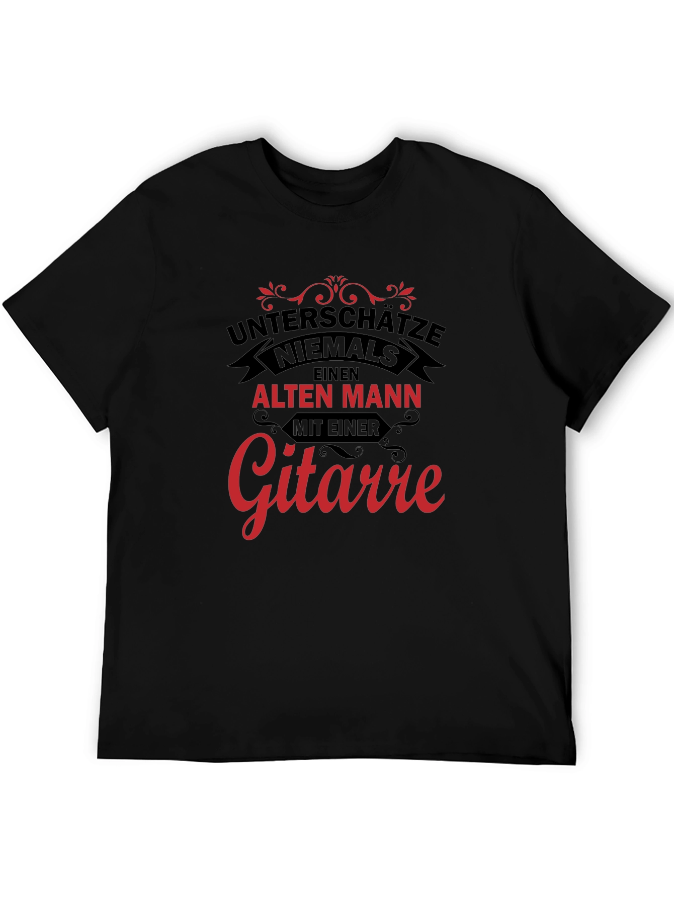 Old Man Guitar T-Shirt - Dont Underestimate