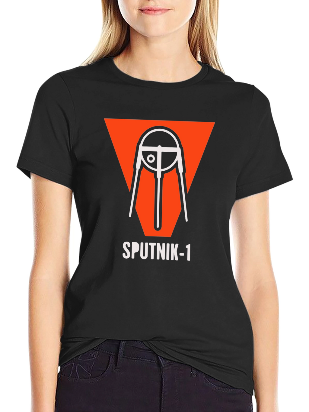 Sputnik-1 Retro T-Shirt - Space Race Era Design