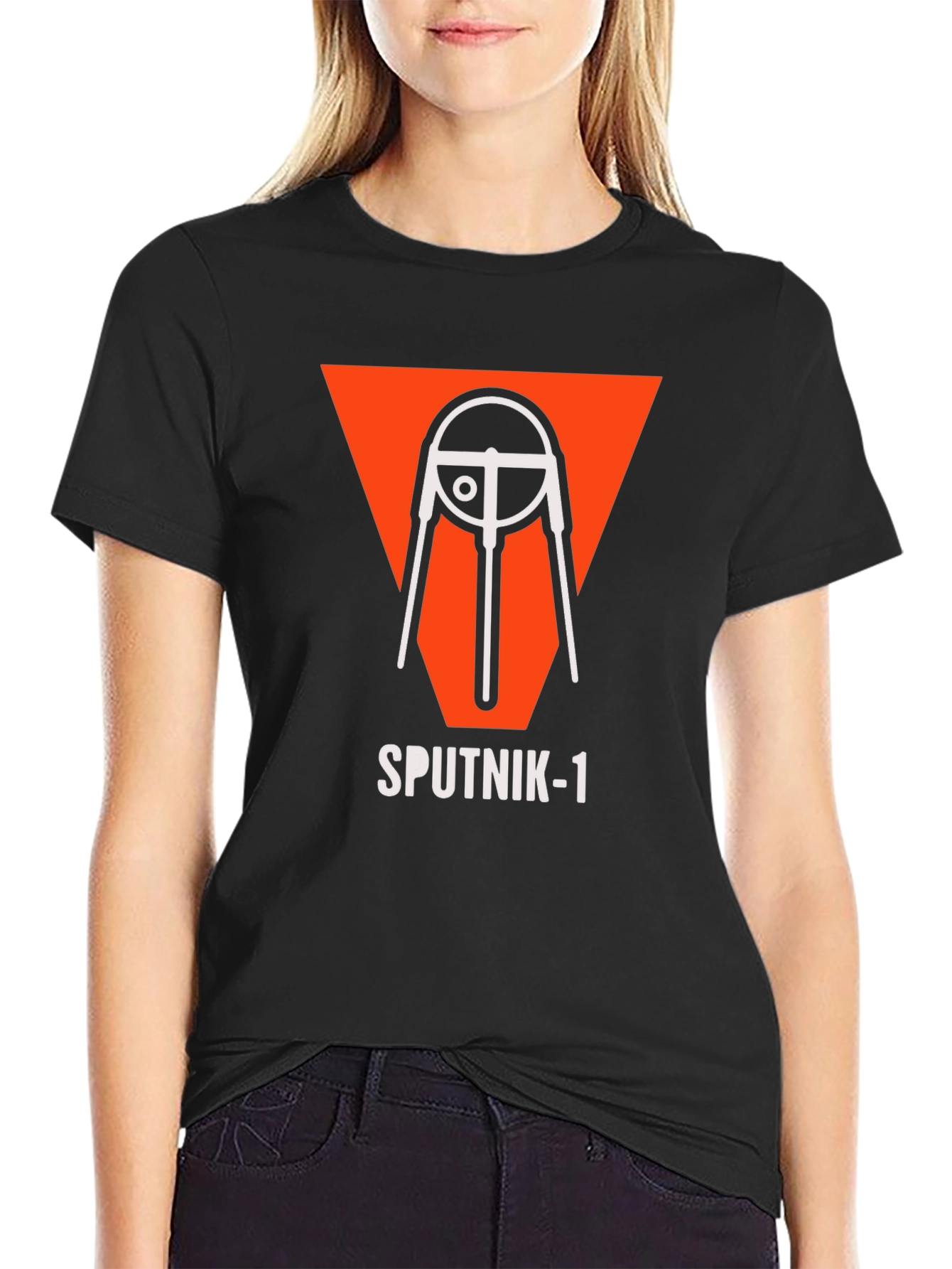 Sputnik-1 Retro T-Shirt - Space Race Era Design