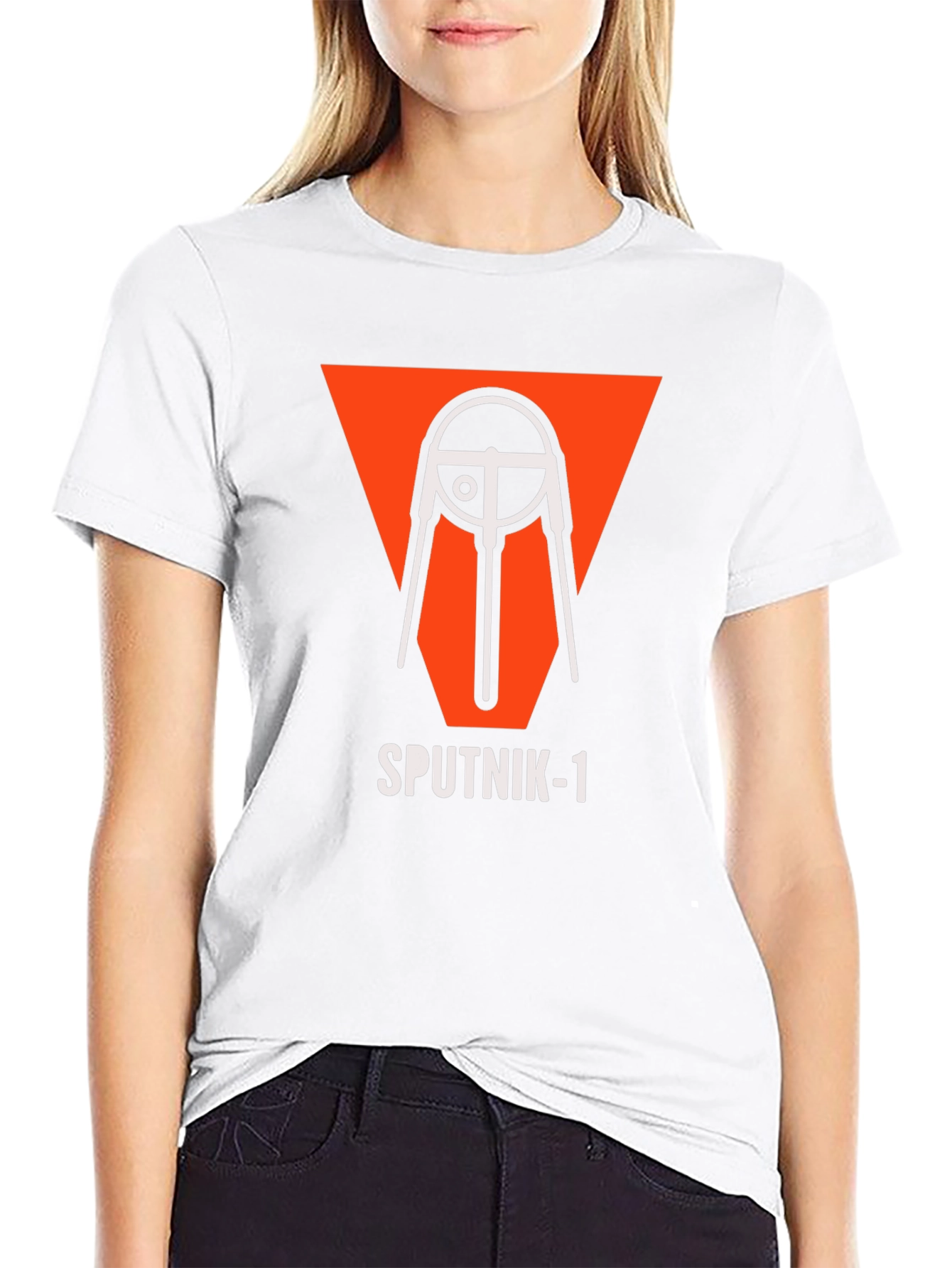 Sputnik-1 Retro T-Shirt - Space Race Era Design