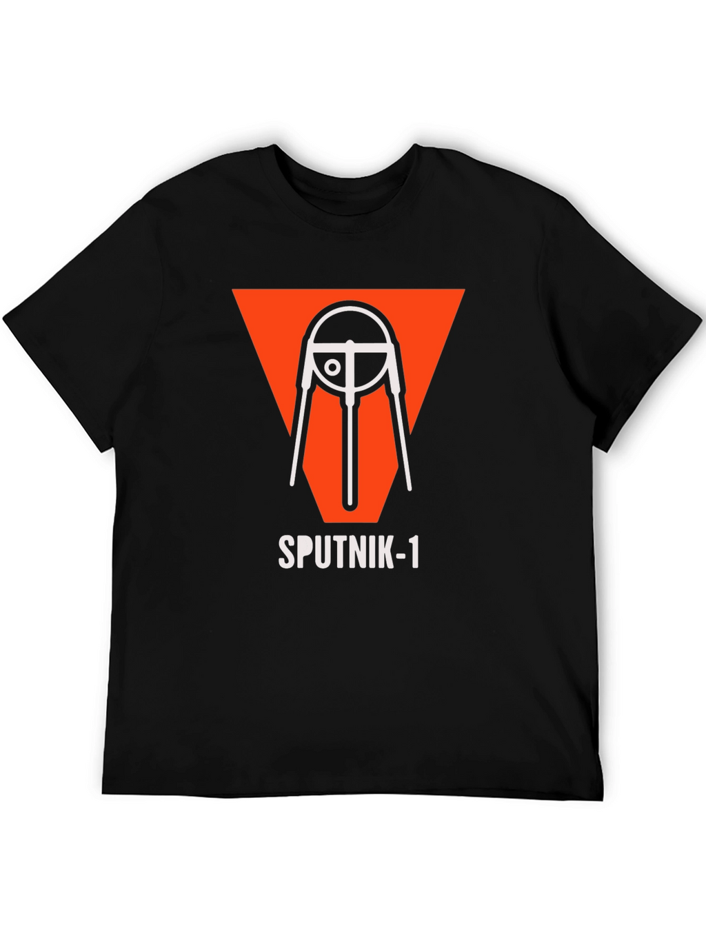 Sputnik-1 Retro T-Shirt - Space Race Era Design