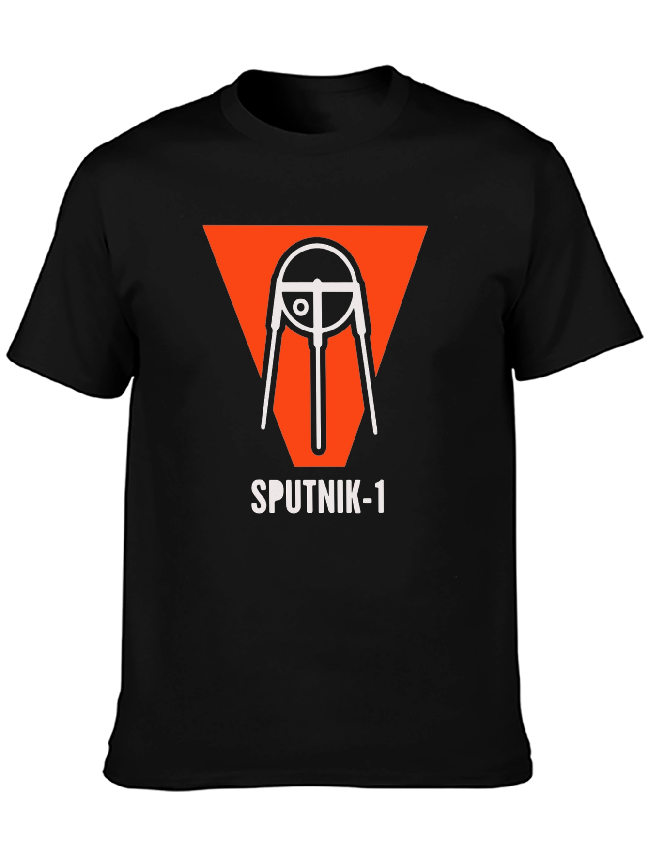 Sputnik-1 Retro T-Shirt - Space Race Era Design
