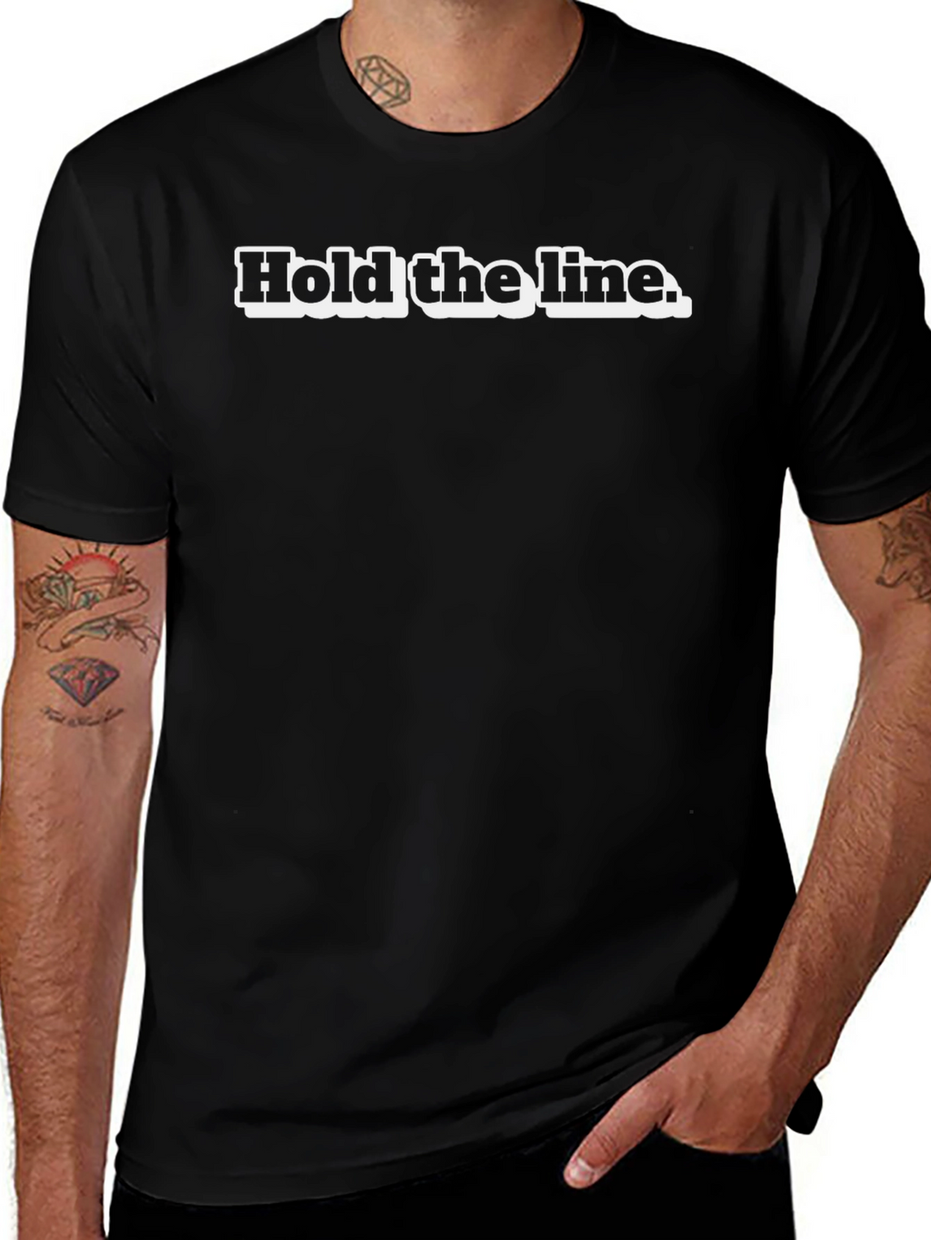 Hold The Line Graphic T-Shirt