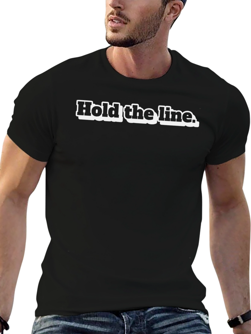 Hold The Line Graphic T-Shirt