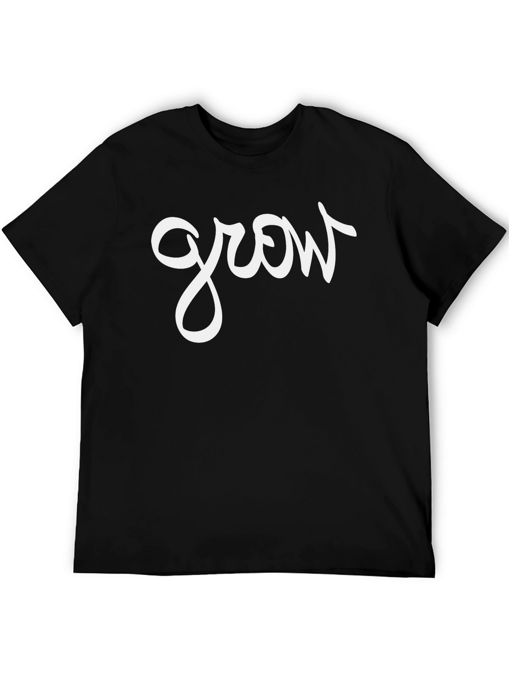 Grow T-Shirt - Mens Black Graphic Tee