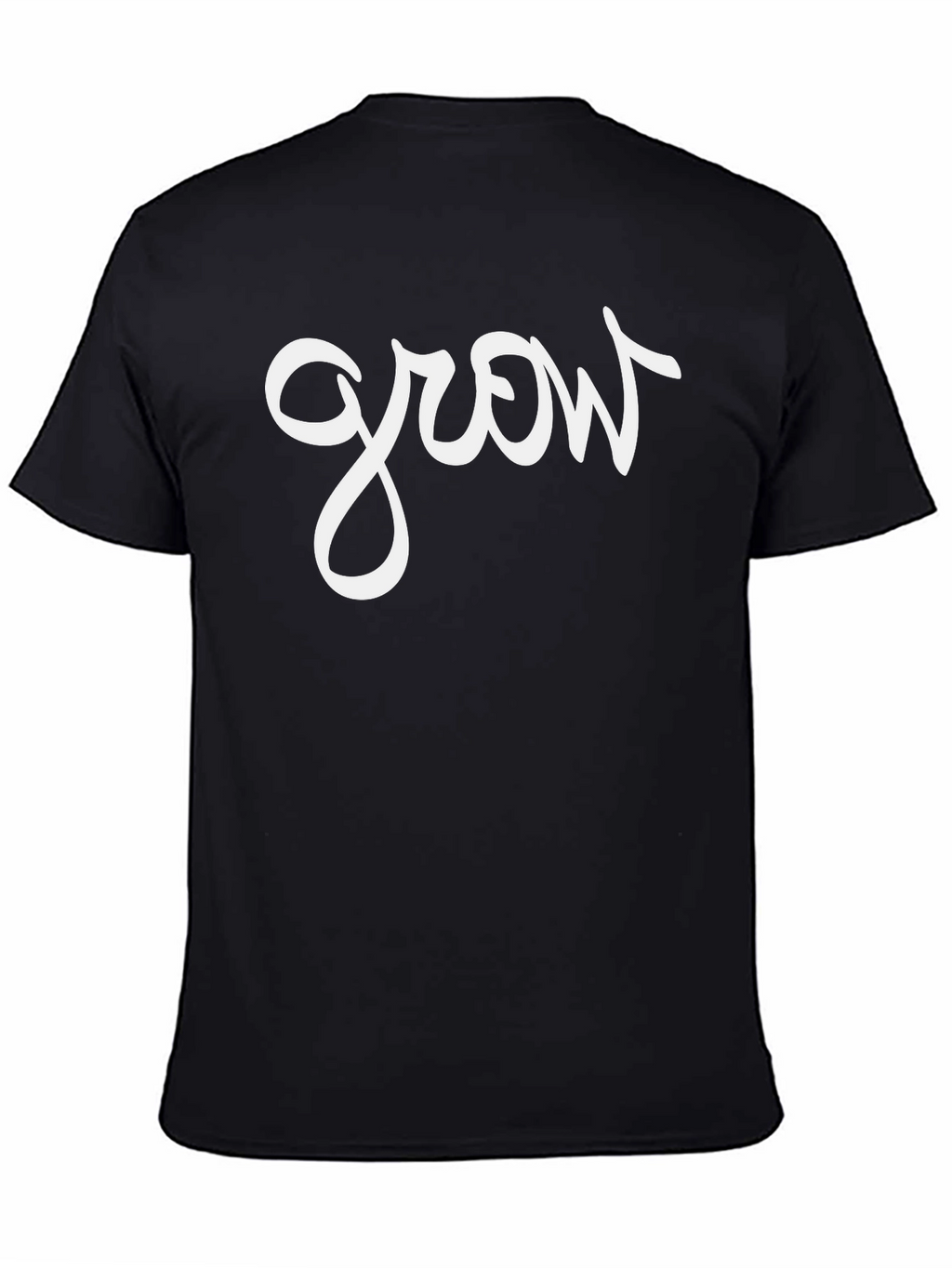 Grow T-Shirt - Mens Black Graphic Tee