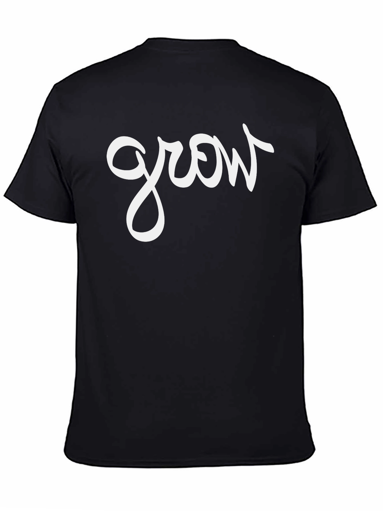 Grow T-Shirt - Mens Black Graphic Tee