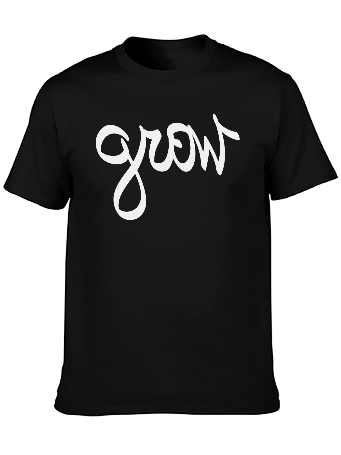 Grow T-Shirt - Mens Black Graphic Tee