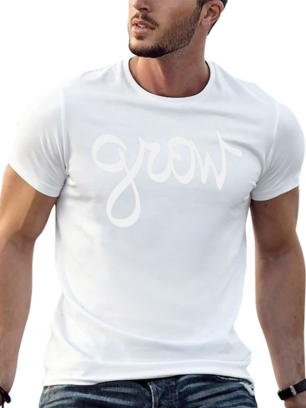 Grow T-Shirt - Mens Black Graphic Tee