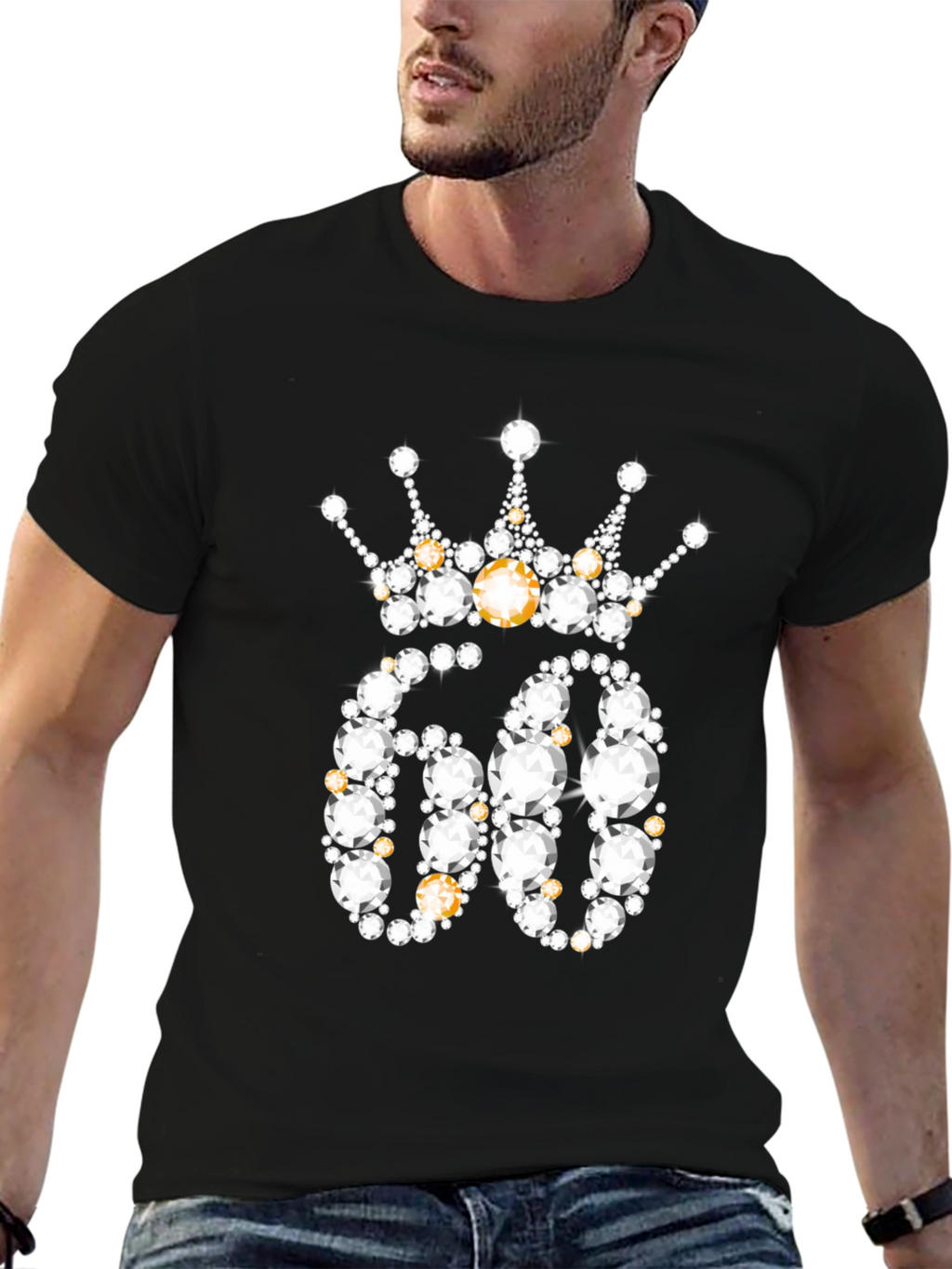 Diamond 60th Birthday Crown T-Shirt