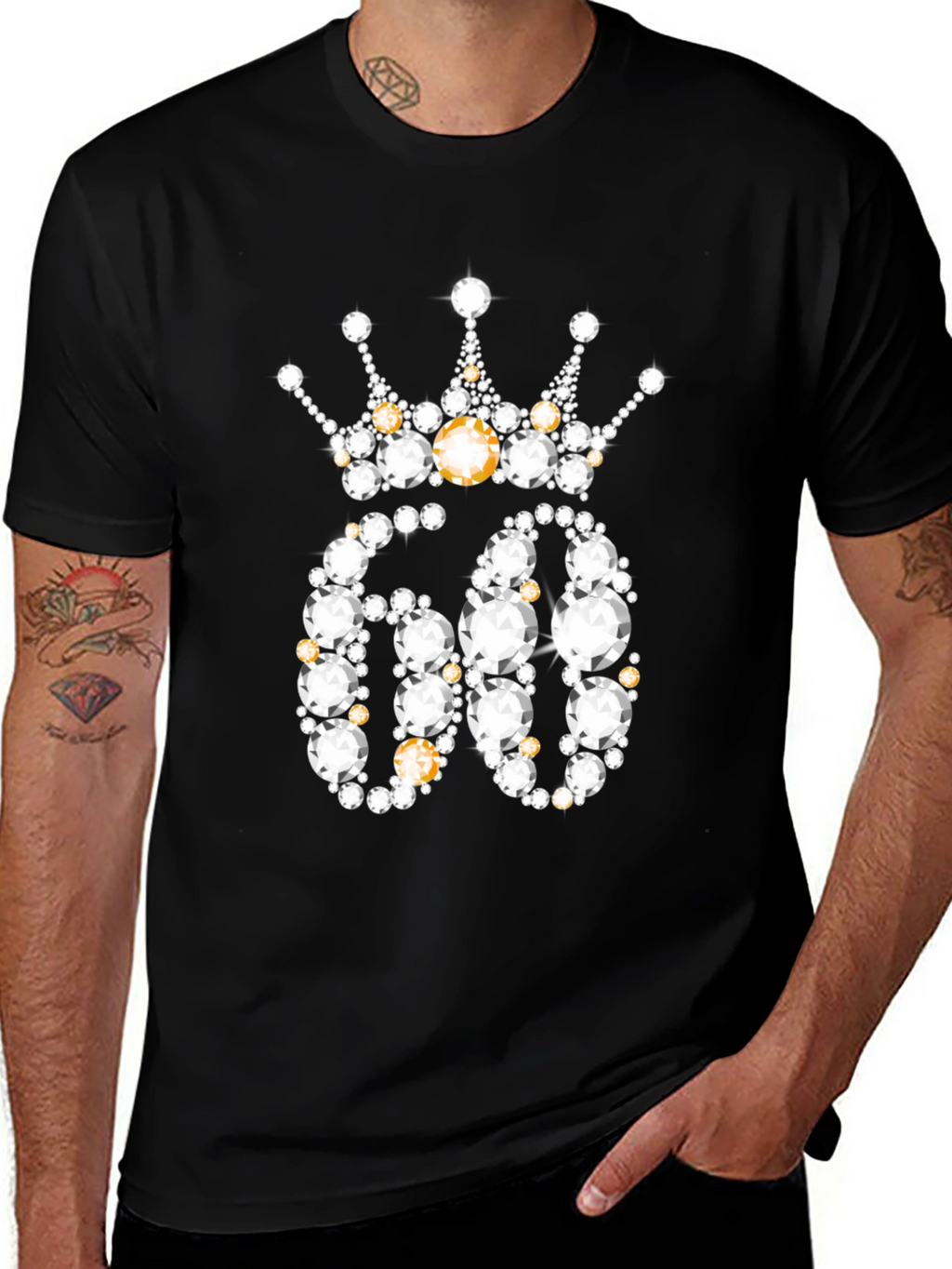 Diamond 60th Birthday Crown T-Shirt