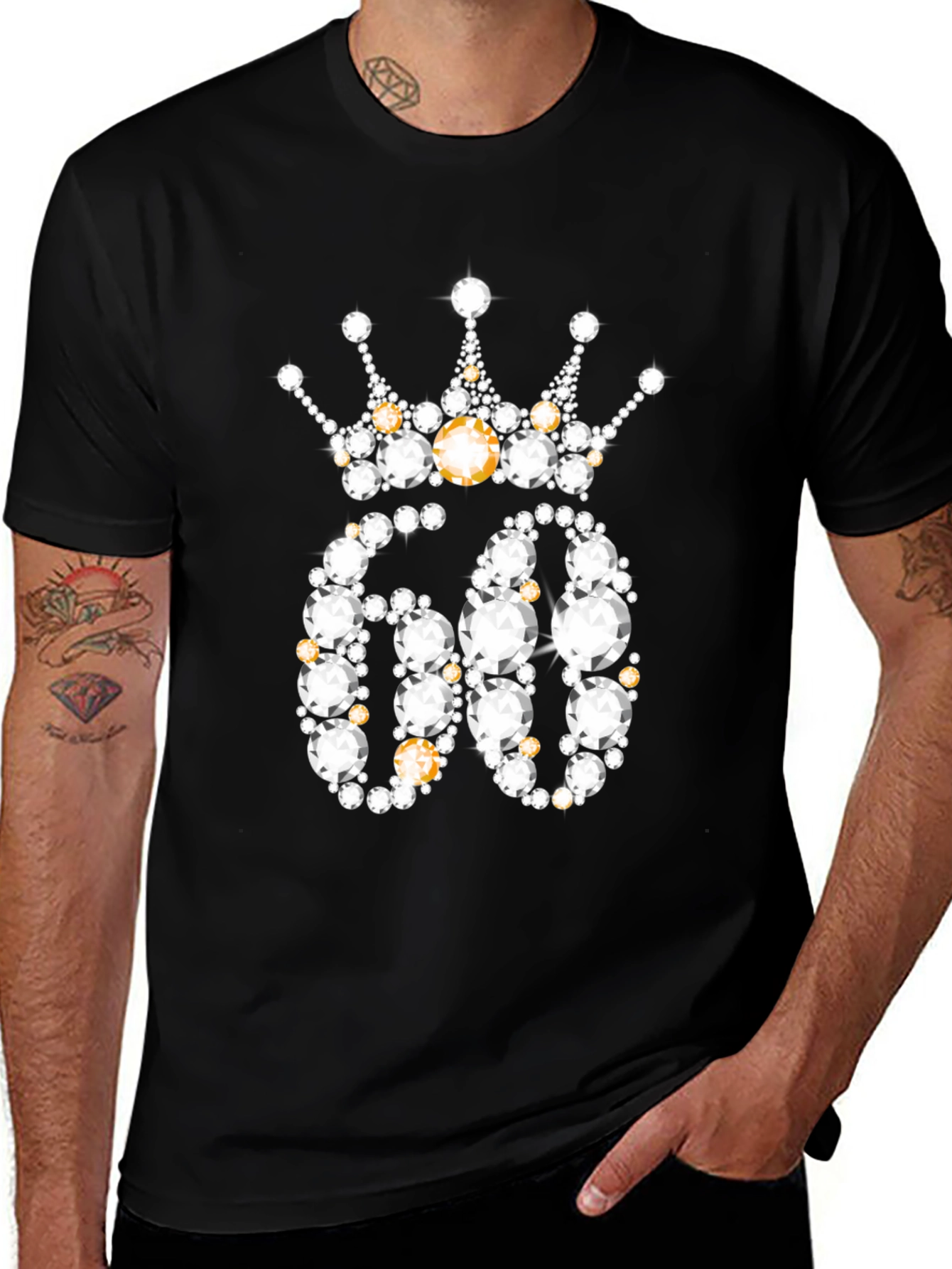 Diamond 60th Birthday Crown T-Shirt