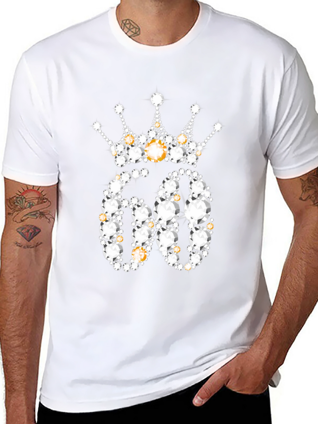 Diamond 60th Birthday Crown T-Shirt