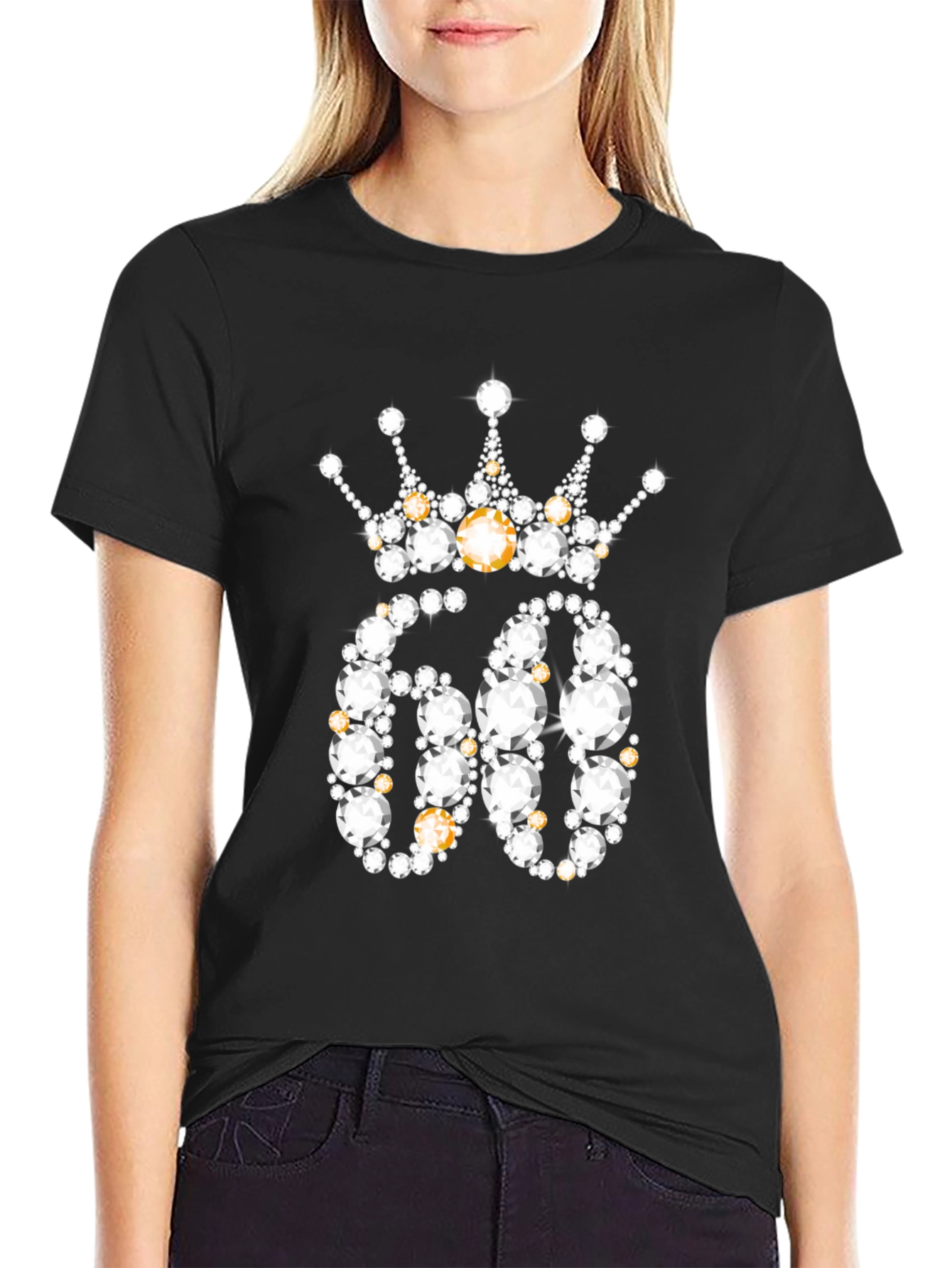 Diamond 60th Birthday Crown T-Shirt