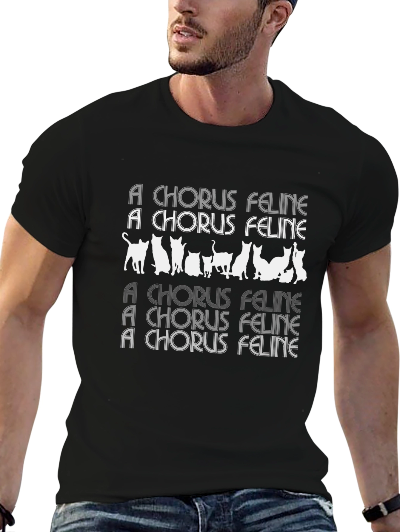 Chorus Feline Graphic Tee | Cat Lover T-Shirt
