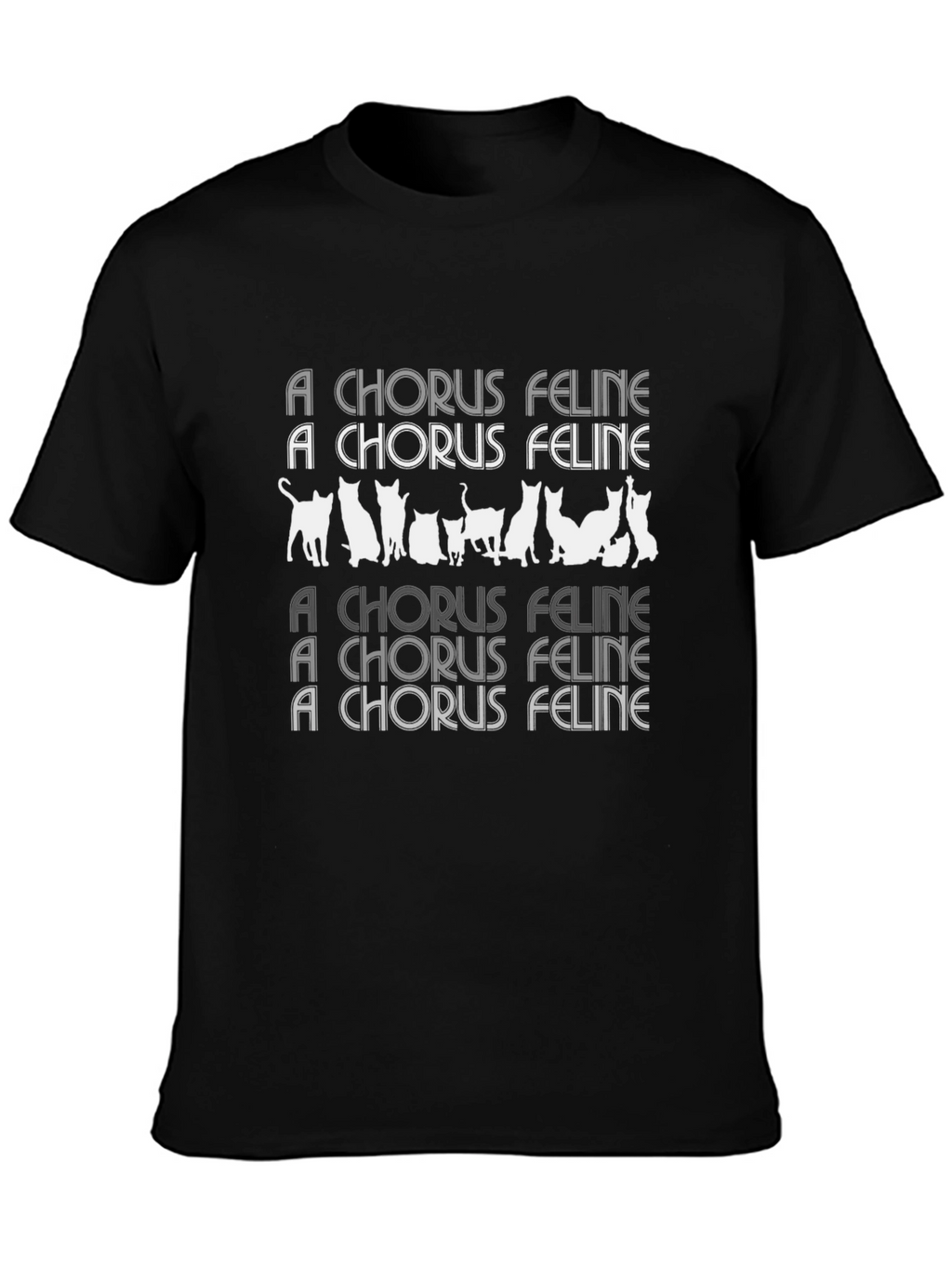 Chorus Feline Graphic Tee | Cat Lover T-Shirt