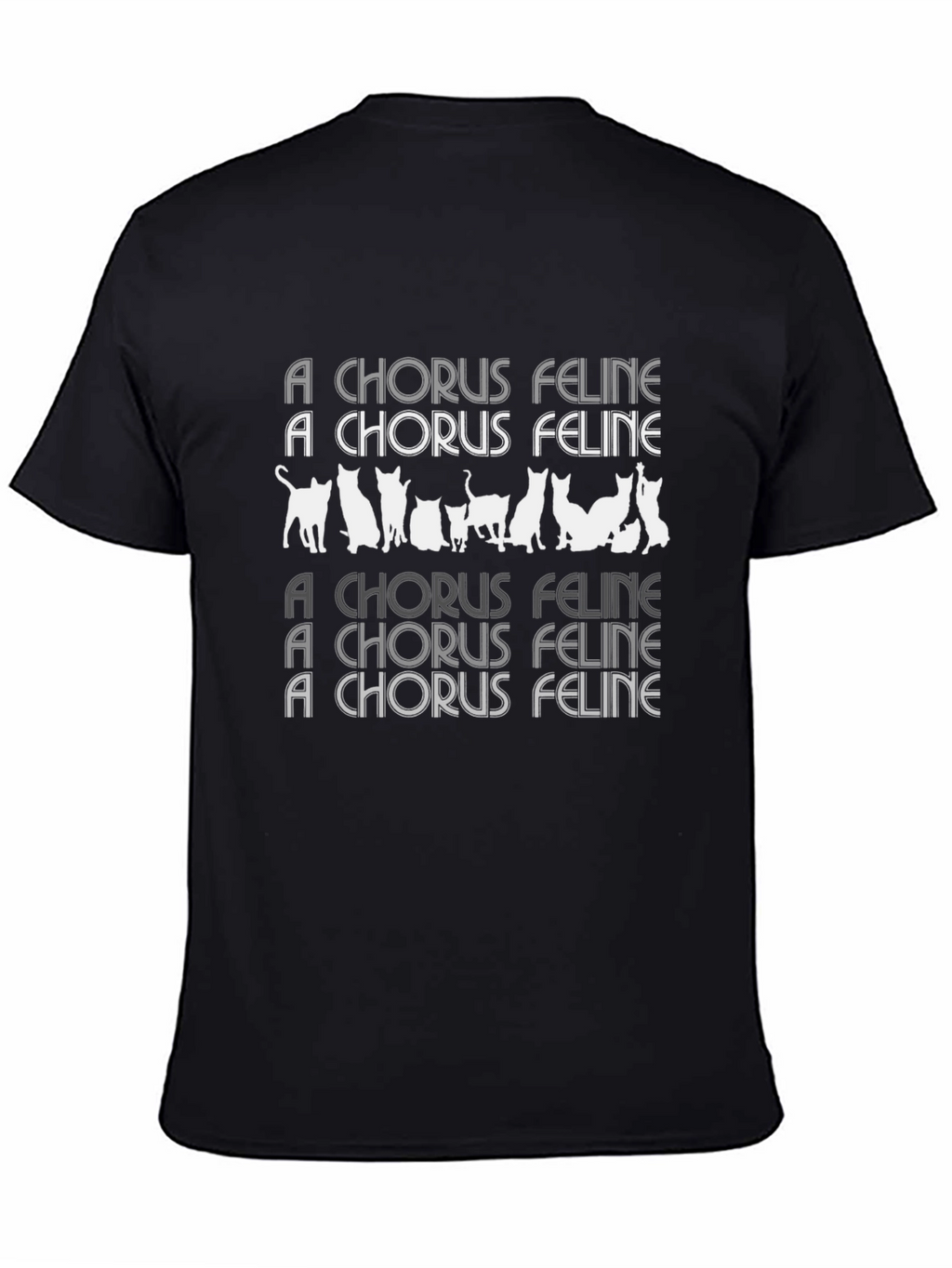 Chorus Feline Graphic Tee | Cat Lover T-Shirt