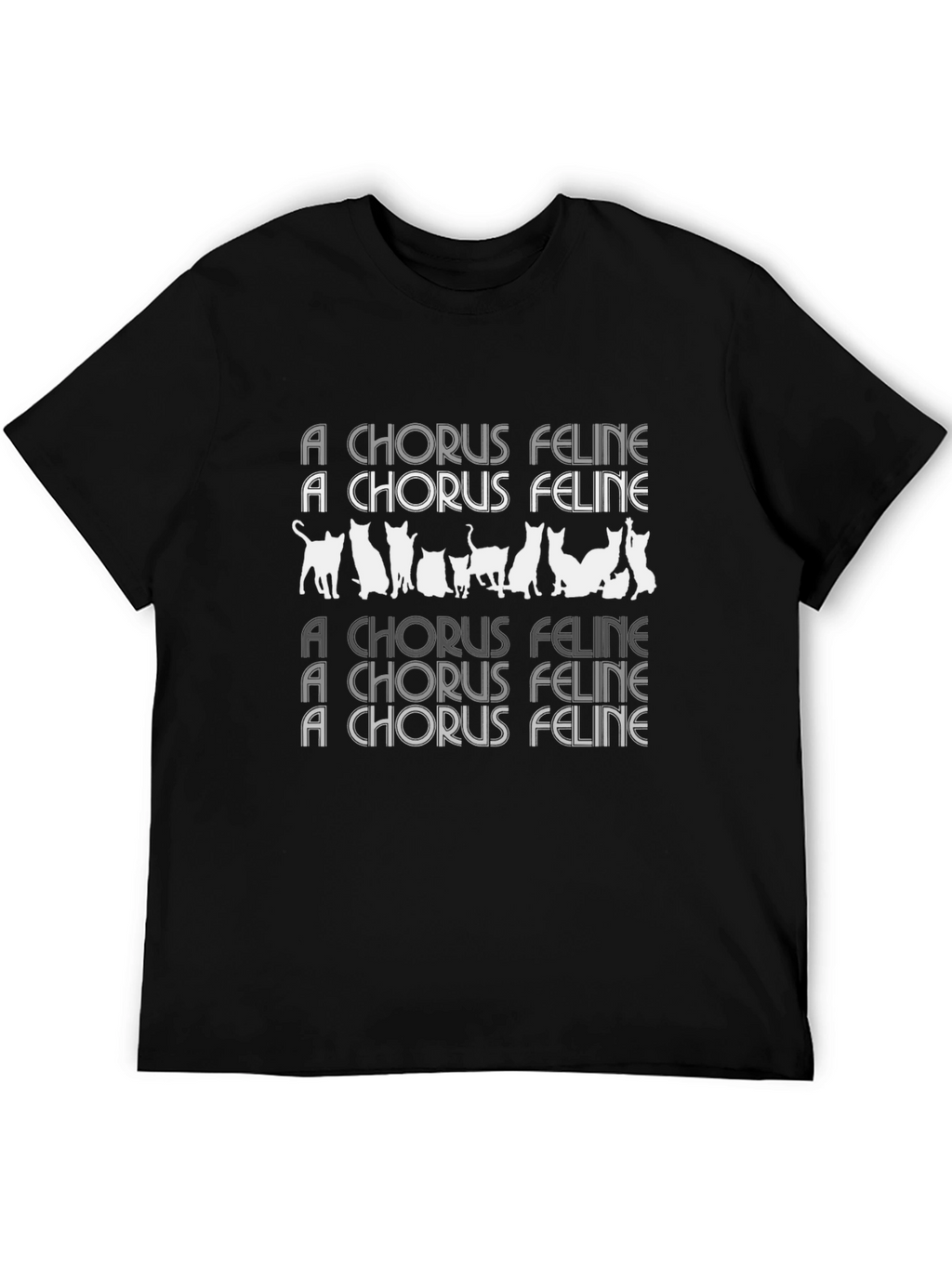 Chorus Feline Graphic Tee | Cat Lover T-Shirt