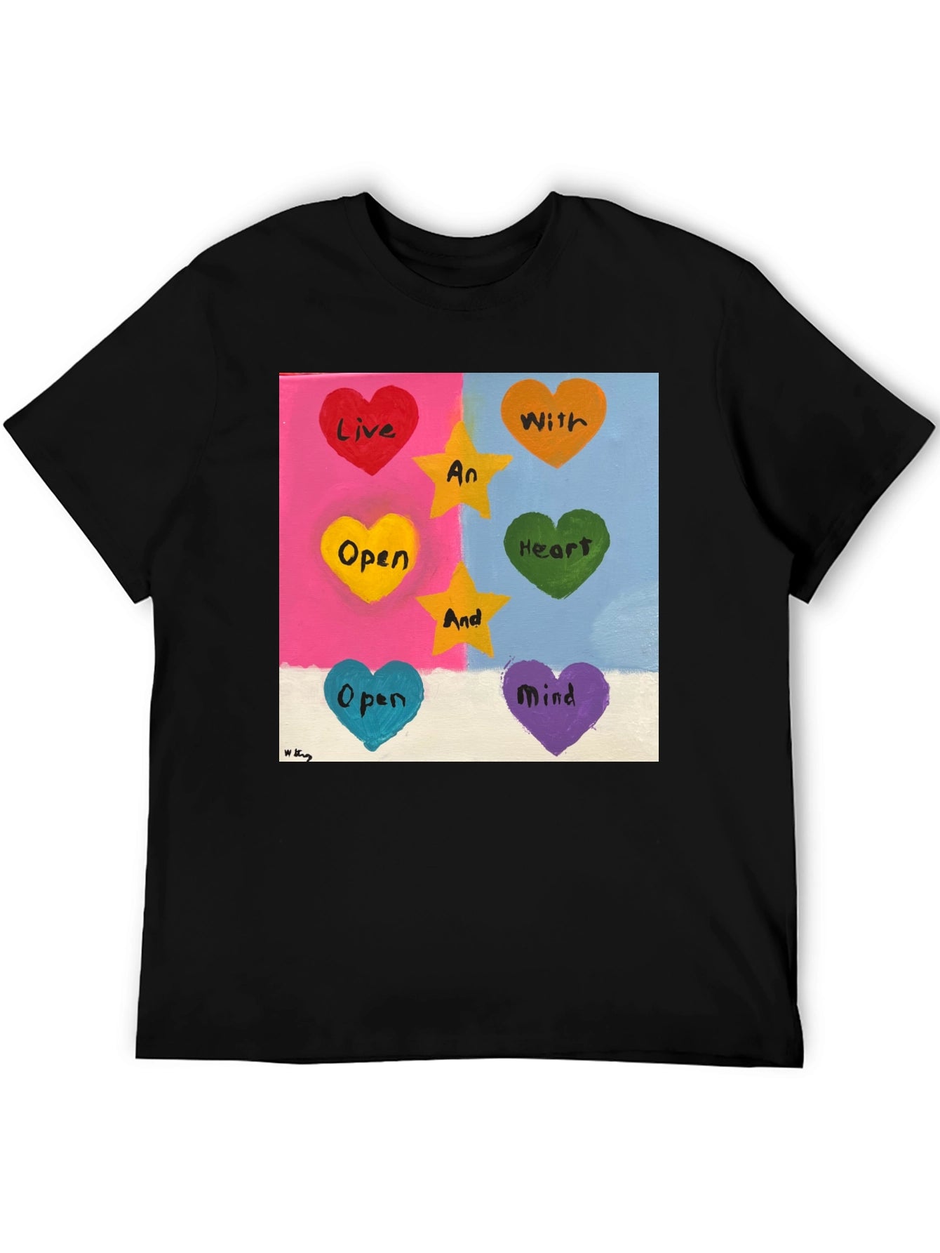 Live with Heart Open Mind T-Shirt