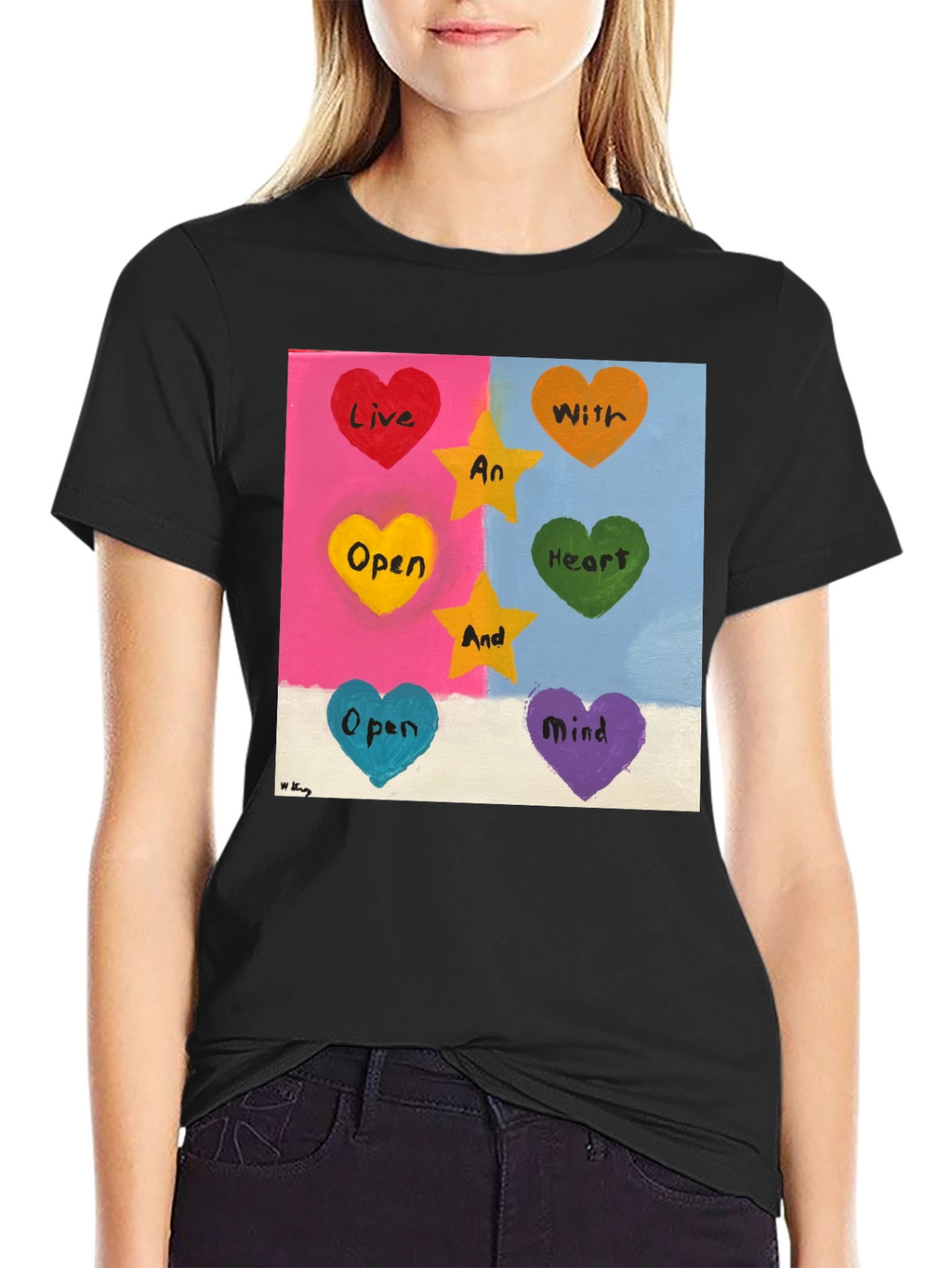 Live with Heart Open Mind T-Shirt
