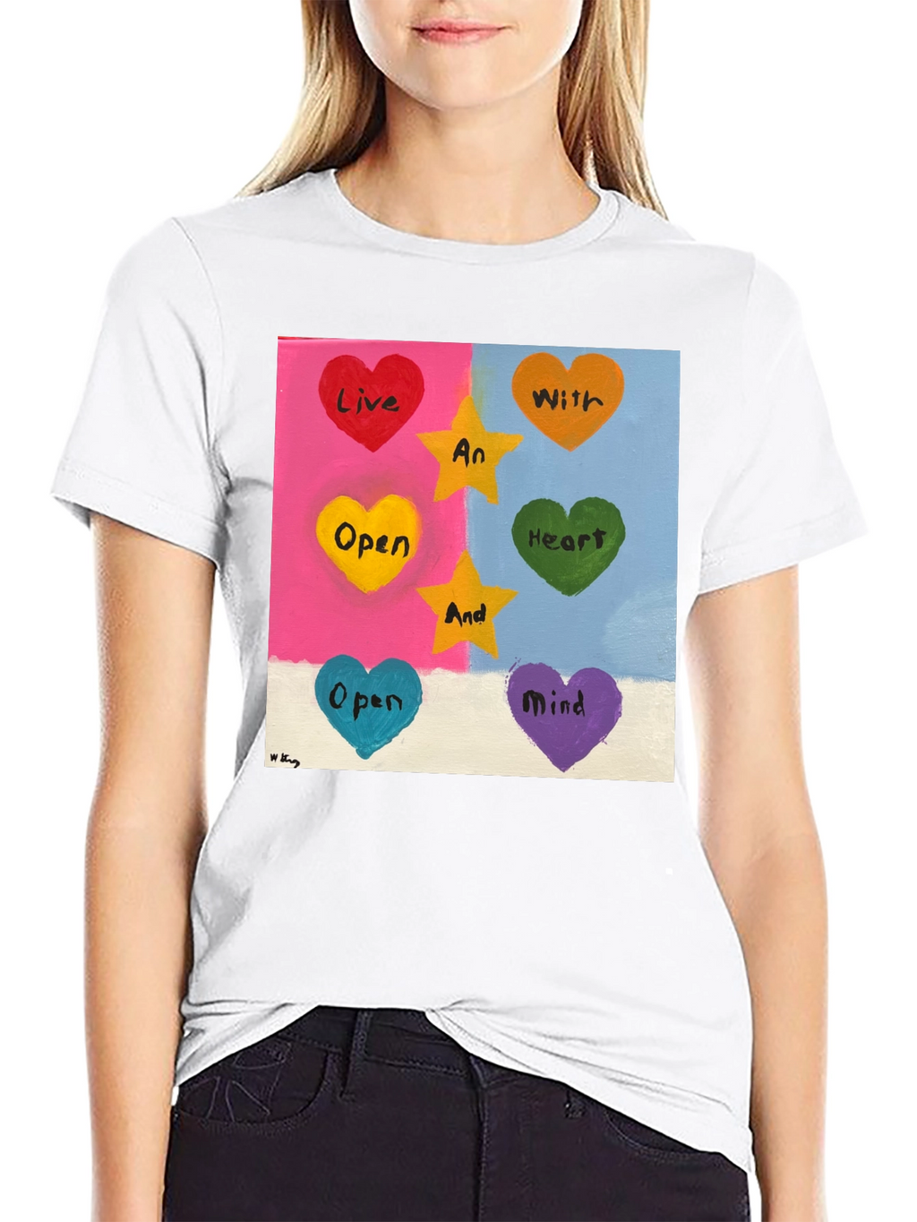 Live with Heart Open Mind T-Shirt