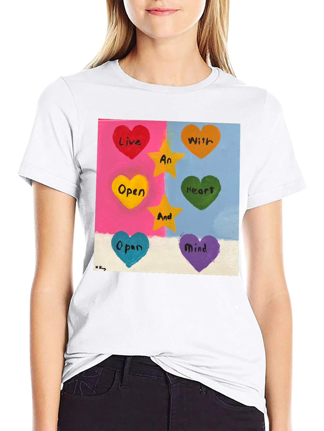 Live with Heart Open Mind T-Shirt