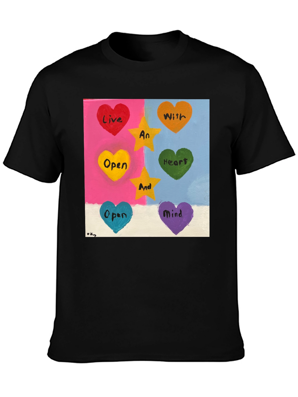 Live with Heart Open Mind T-Shirt