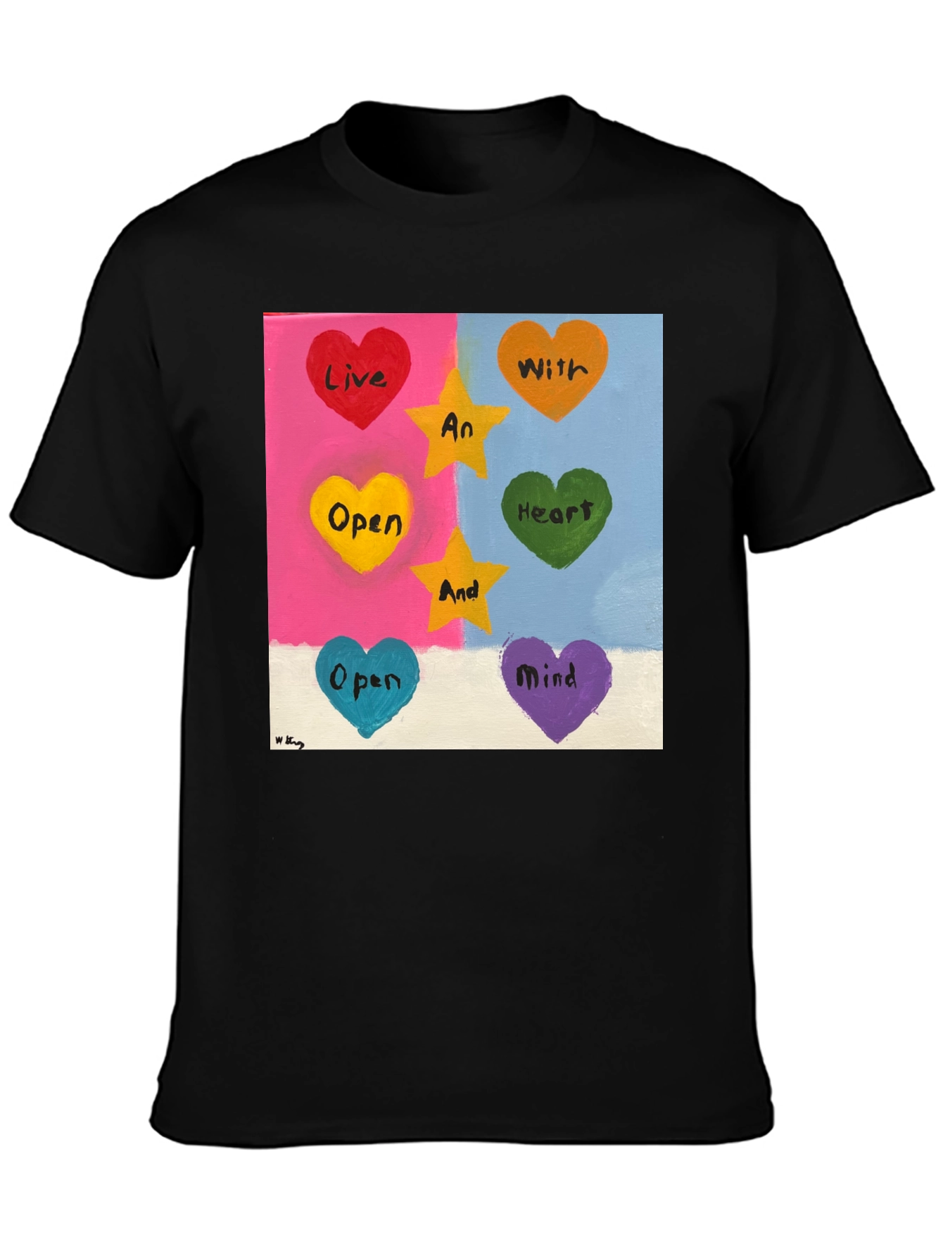 Live with Heart Open Mind T-Shirt