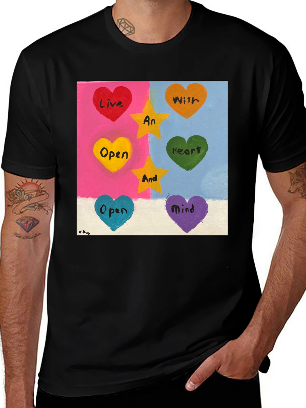Live with Heart Open Mind T-Shirt