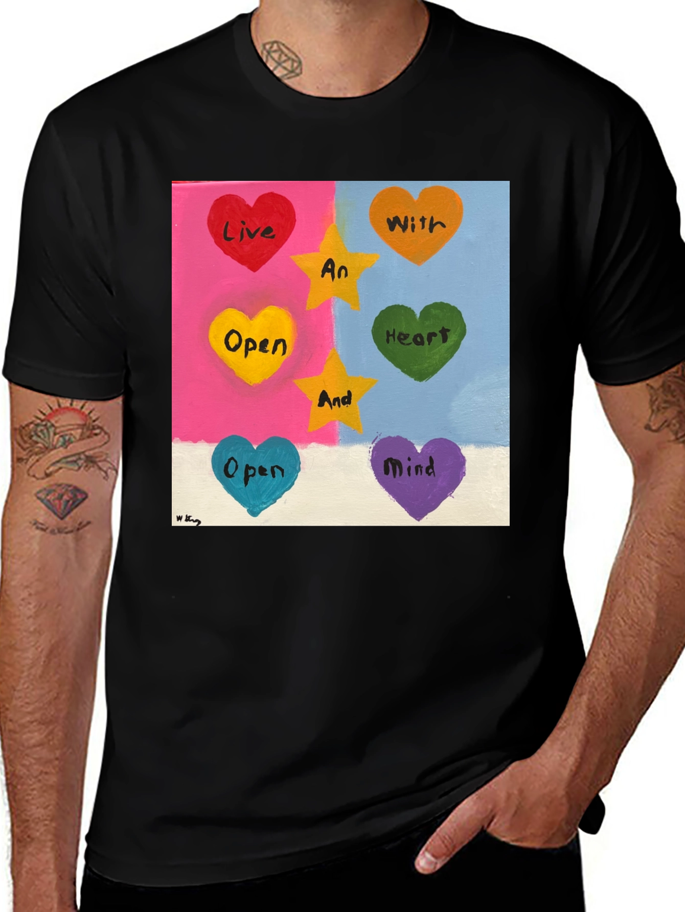 Live with Heart Open Mind T-Shirt