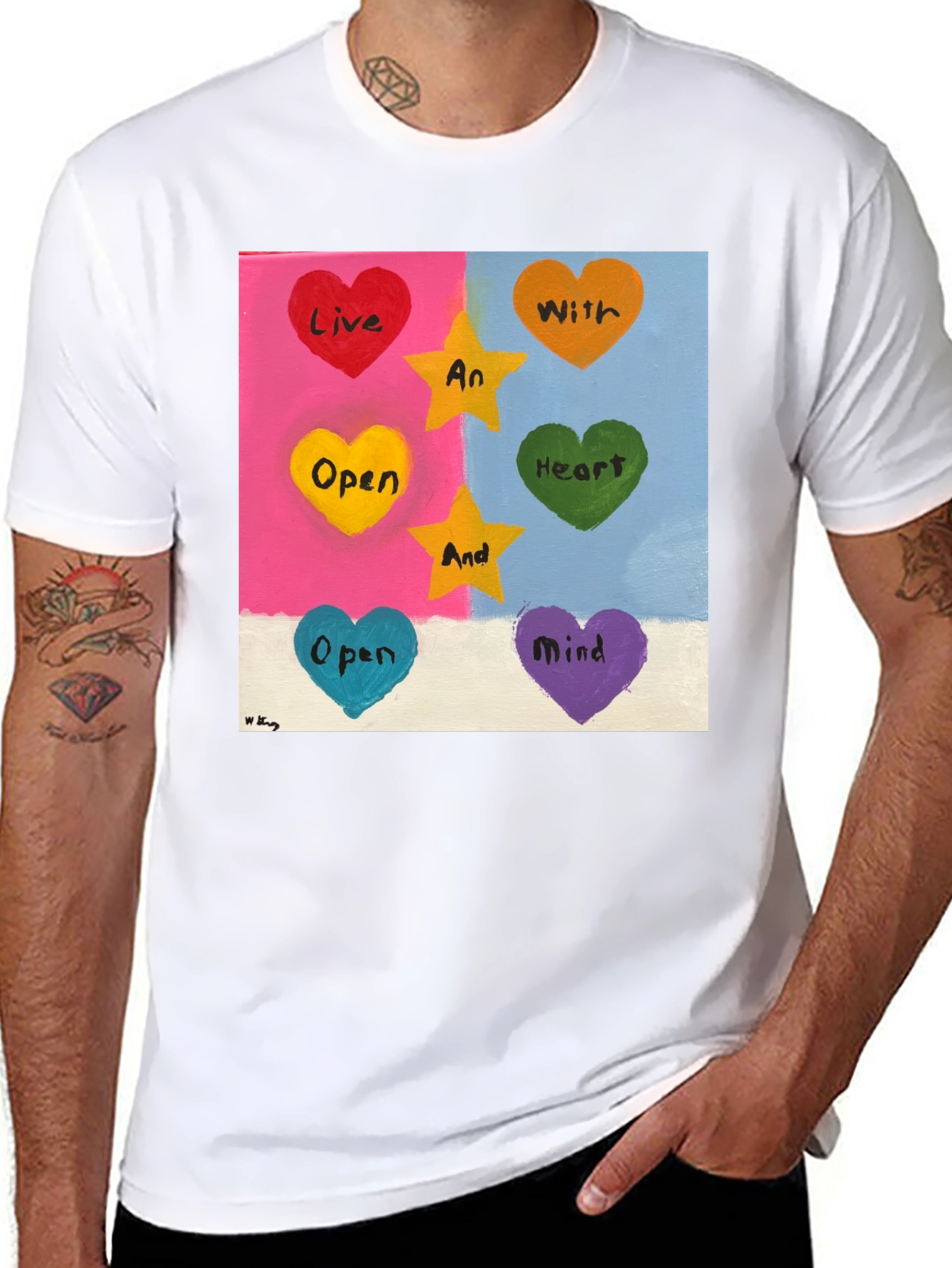 Live with Heart Open Mind T-Shirt
