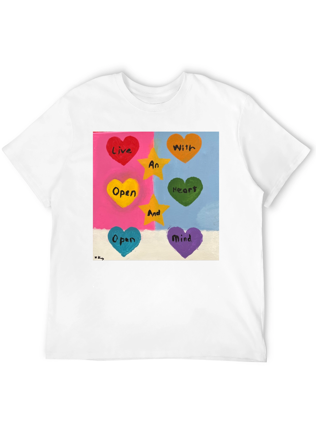Live with Heart Open Mind T-Shirt